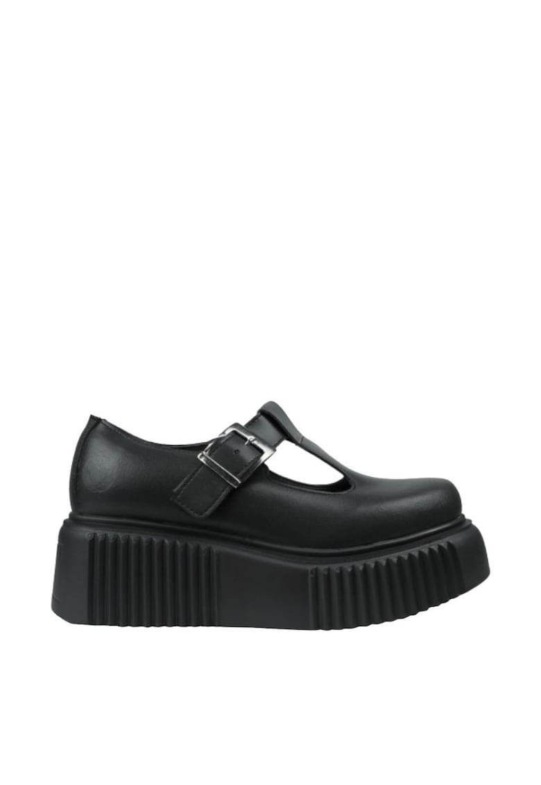 Pantofi Donna - Femei - Piele Ecologica - Negru