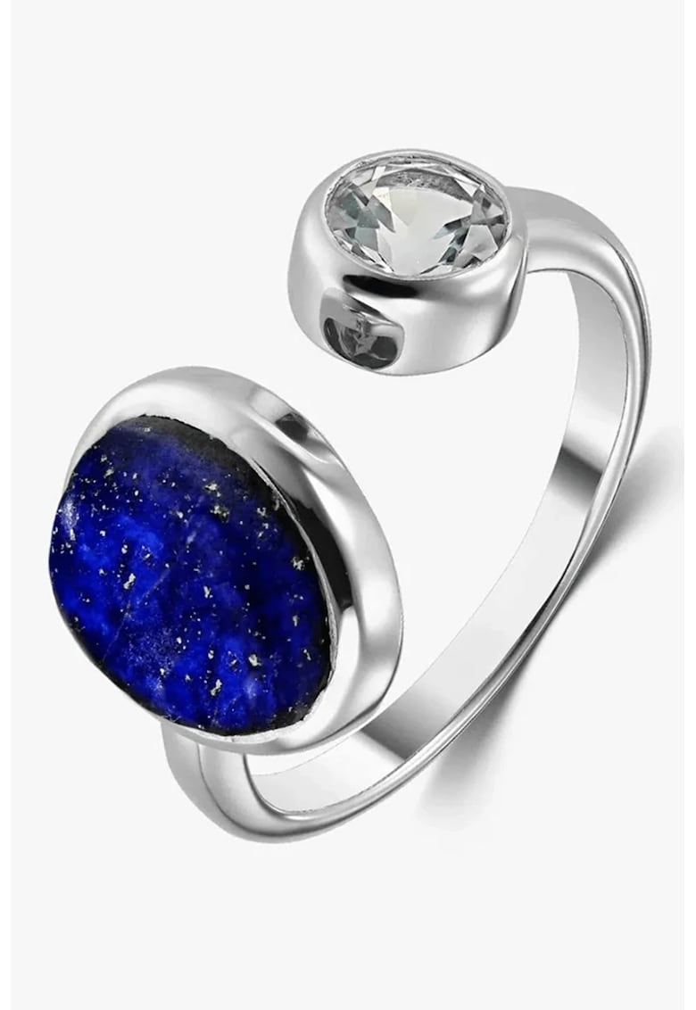 Inel fara inchidere din argint veritabil cu pietre semipretioase