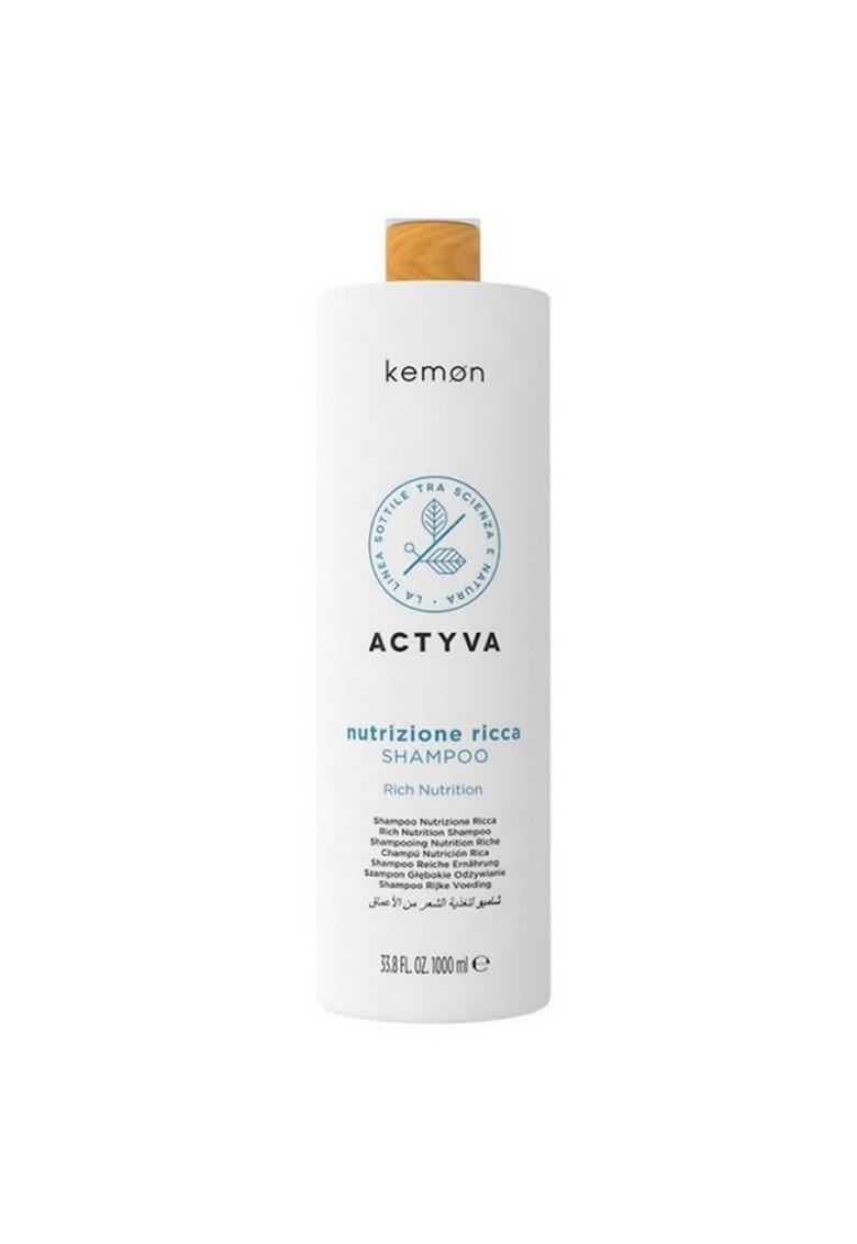 Sampon de hidratare pentru par foarte uscat - Actyva Nutrizione Ricca Shampoo 1000ml