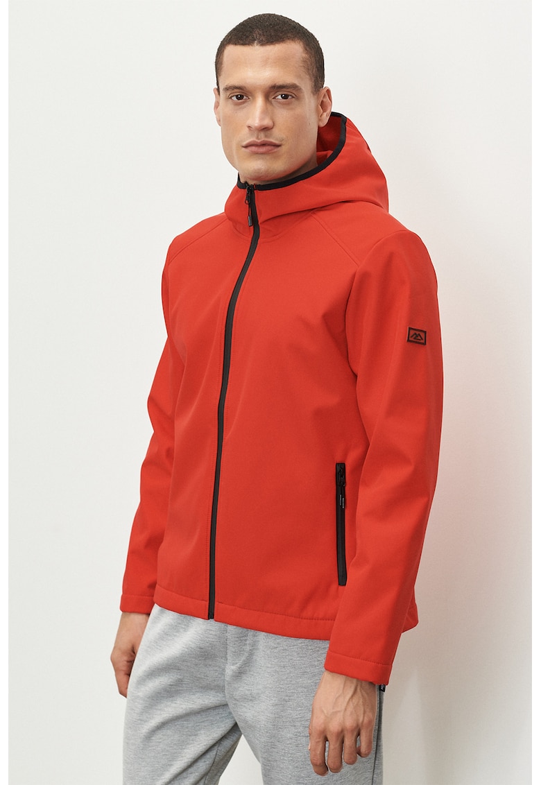 Jacheta cu gluga si buzunare laterale