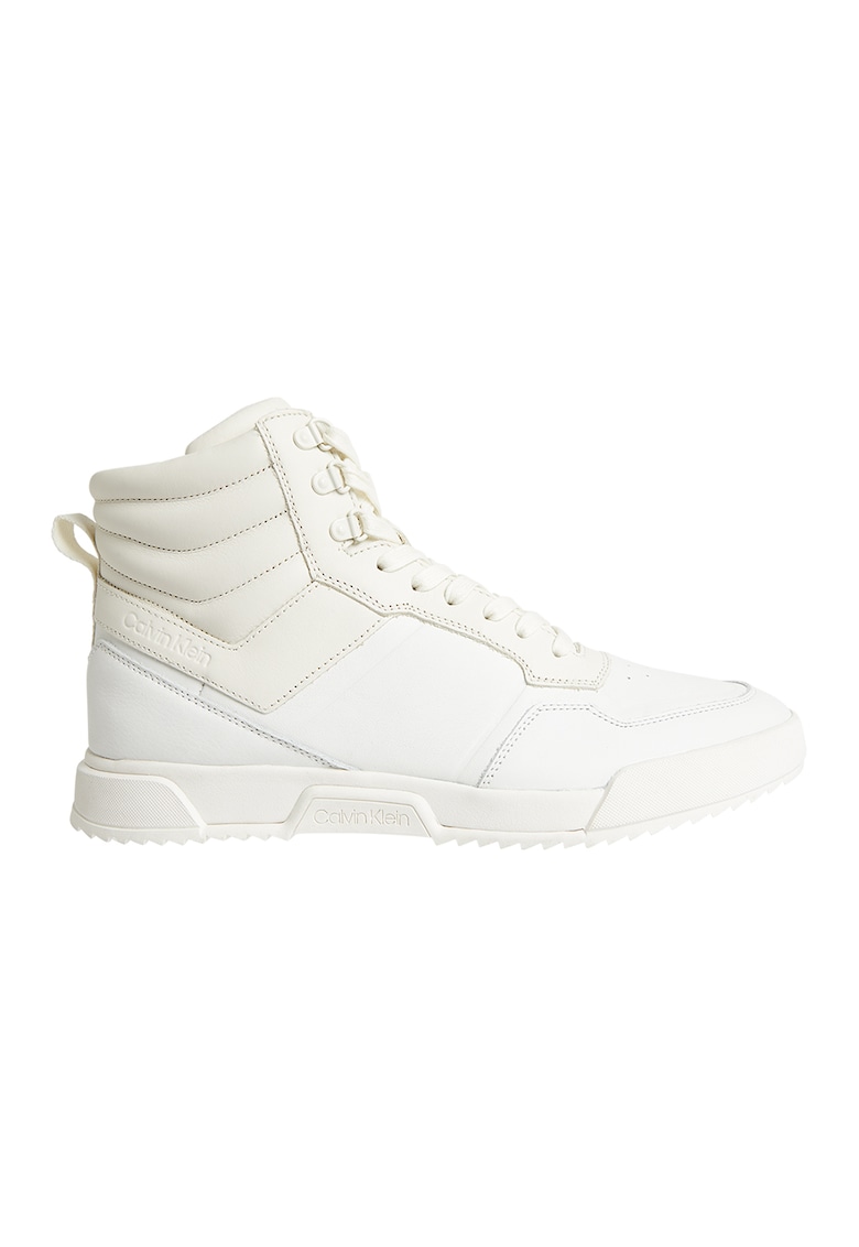 Pantofi sport high-cut din piele