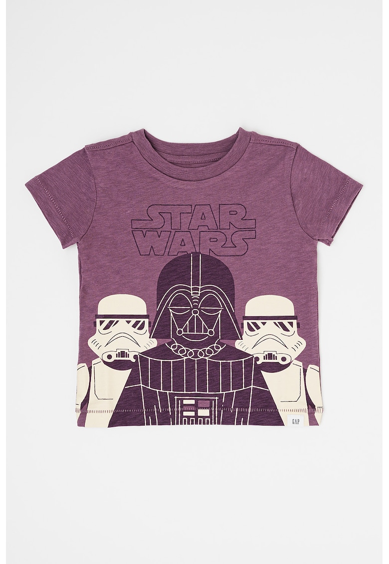 Tricou din bumbac organic cu imprimeu cu tematica star wars