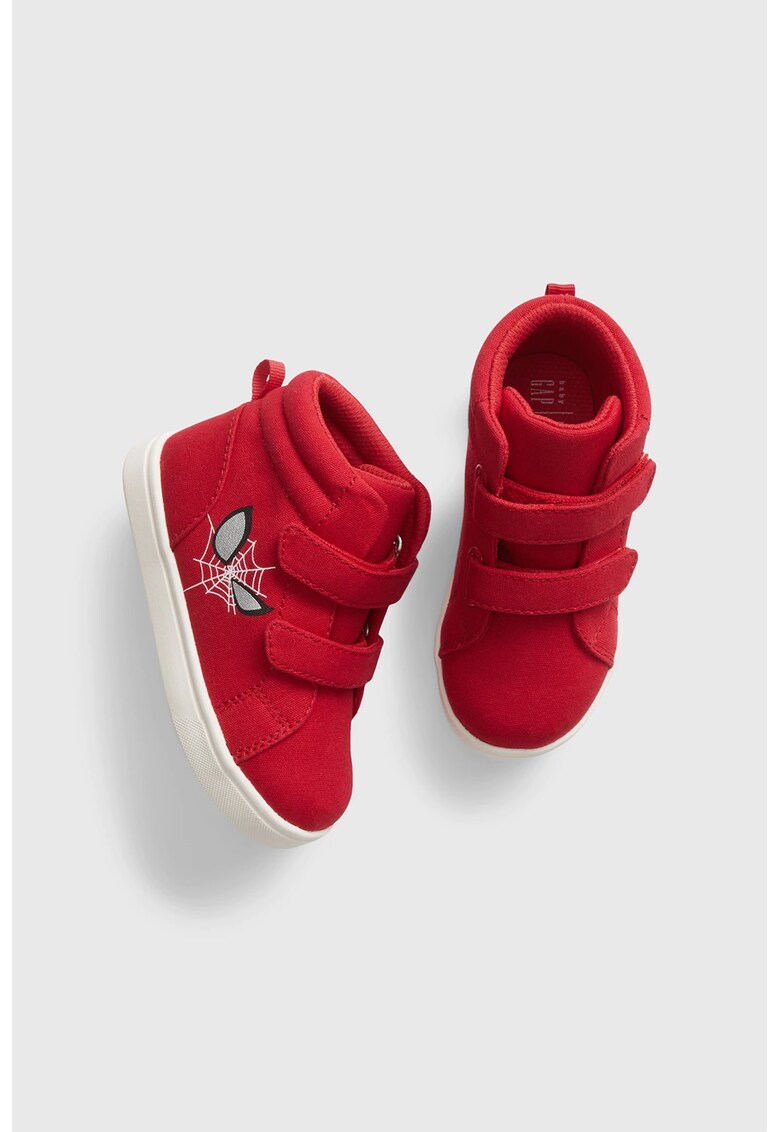 Tenisi inalti cu Spiderman brodat