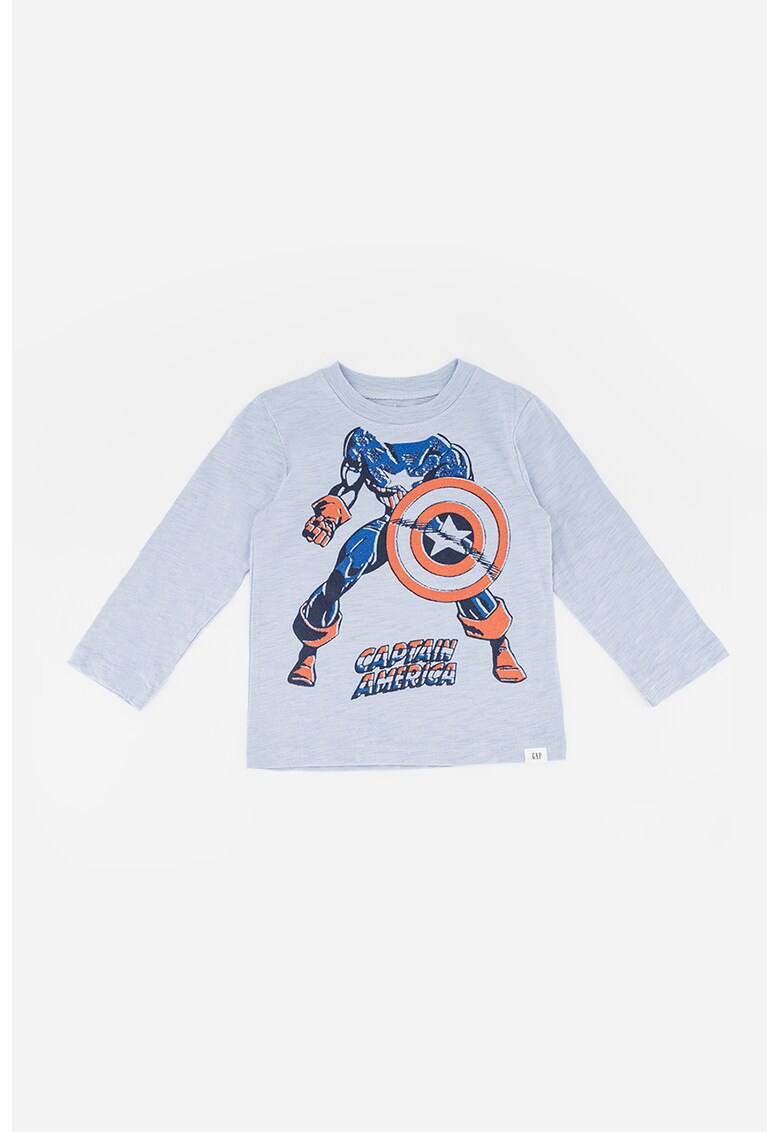 Bluza din bumbac cu imprimeu cu Captain American