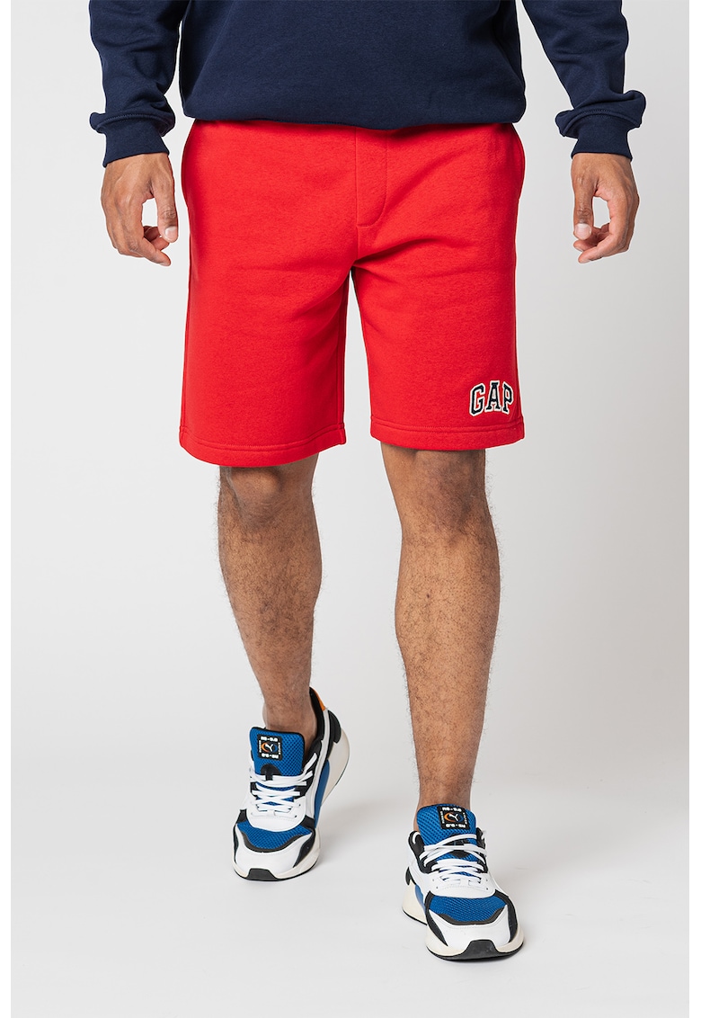 Pantaloni scurti cu buzunare laterale si snururi