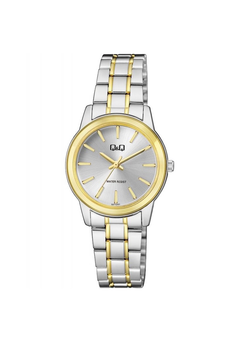Ceas dama QZ71J401Y Quartz Argintiu - Auriu