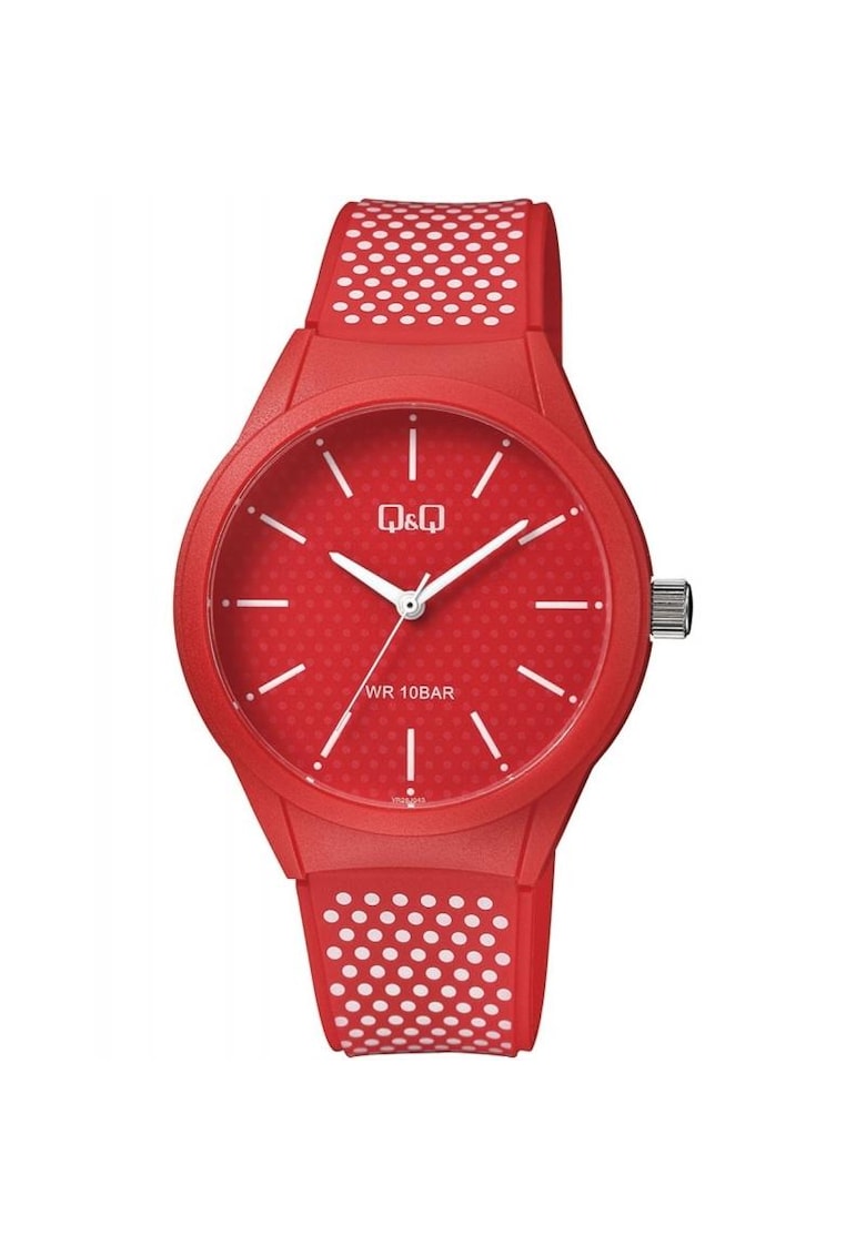 Ceas barbatesc Quartz - Rosu