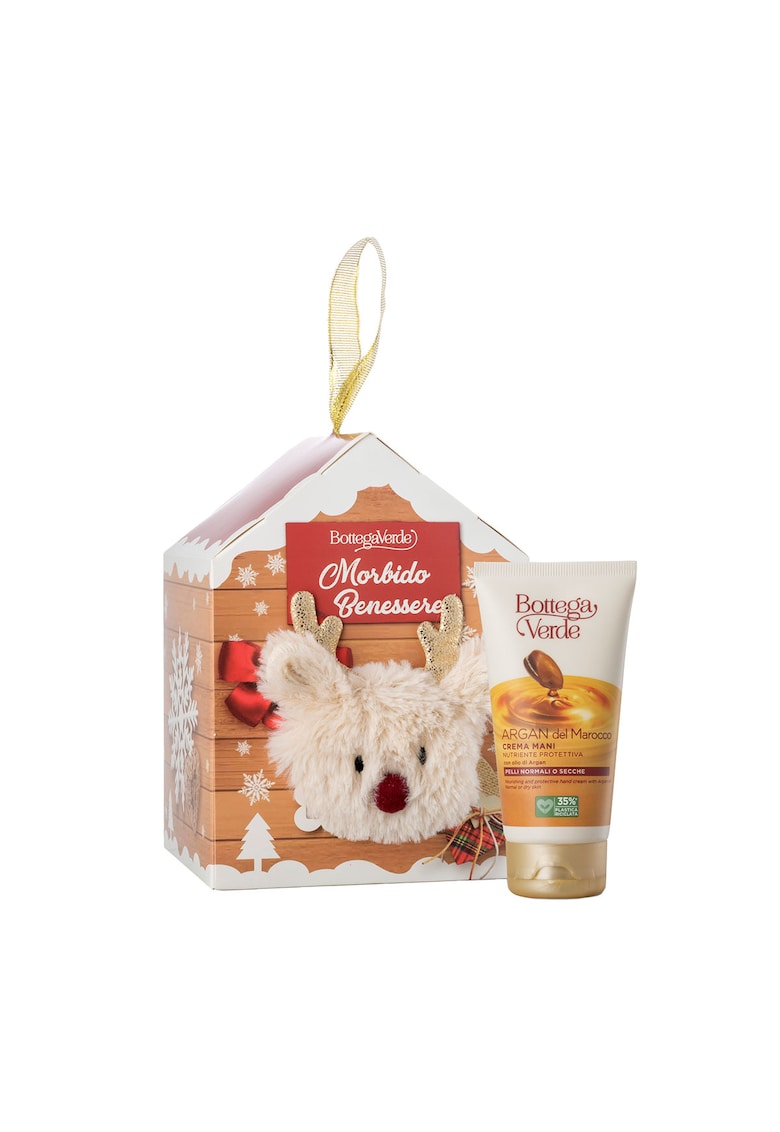 Set cadou Craciun - crema de maini cu ulei de argan - Argan del Marocco - 75 ML -