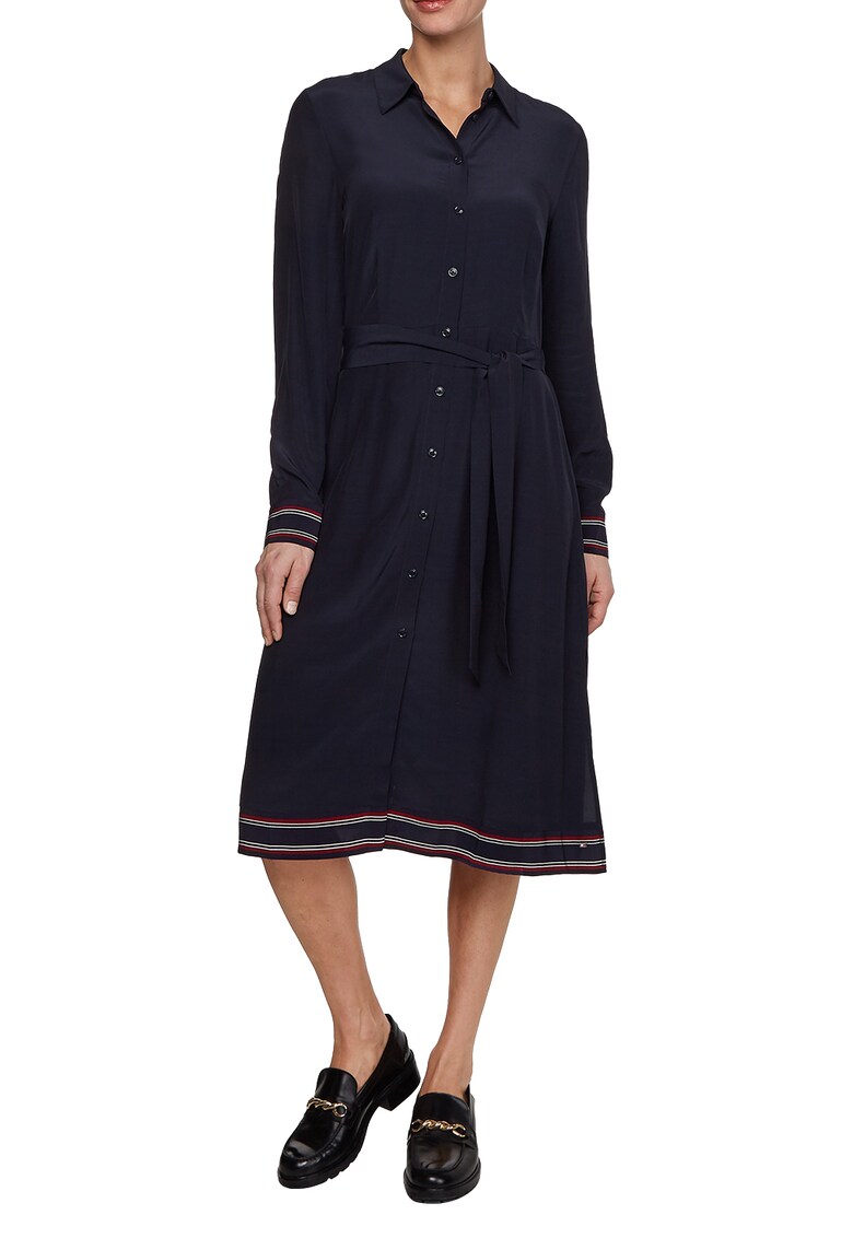 Tommy Hilfiger Рокля тип риза с райе за Жени Tommy Hilfiger Рокля тип риза с райе за Жени