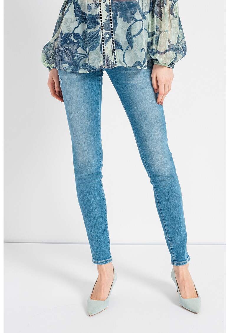 GUESS JEANS Прилепнали дънки със захабен ефект за Жени GUESS JEANS Прилепнали дънки със захабен ефект за Жени