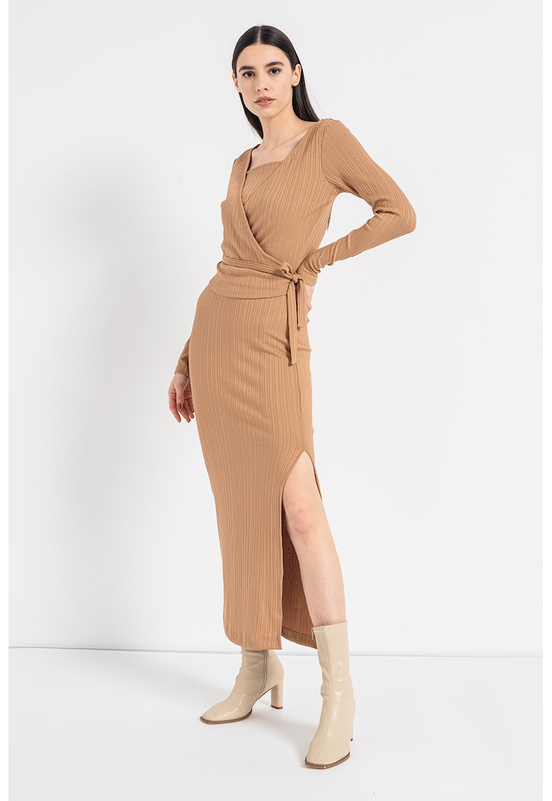 Rochie midi striata