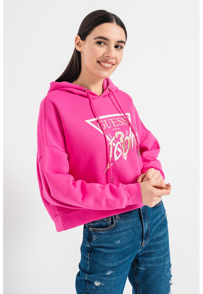GUESS JEANS Худи с лого за Жени GUESS JEANS Худи с лого за Жени
