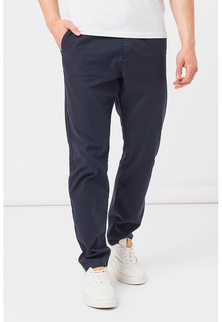 GUESS JEANS Панталон с лен и еластична талия за Мъже GUESS JEANS Панталон с лен и еластична талия за Мъже