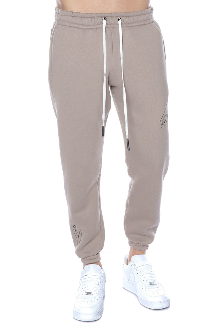 Pantaloni sport cu snururi thread