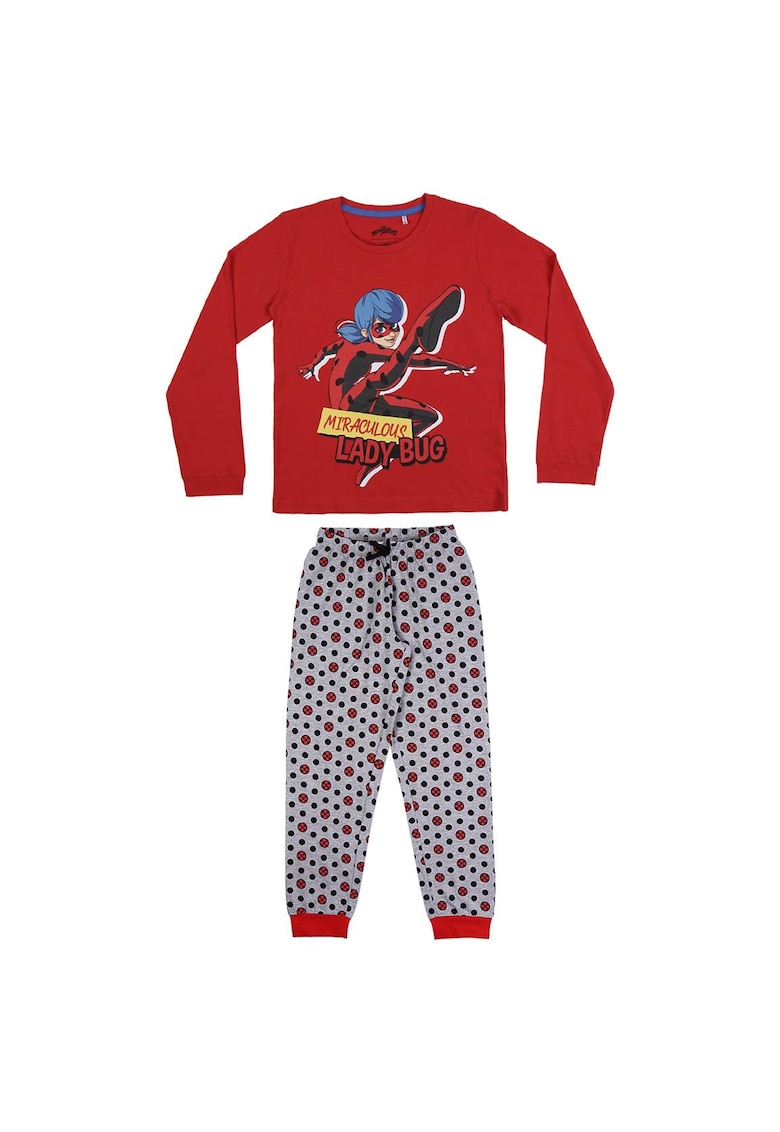 Pijama maneca lunga fete - bumbac -  14966