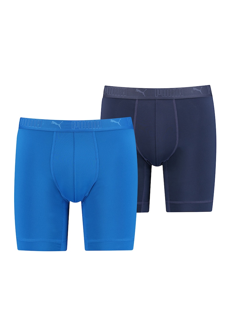 Set de boxeri cu banda logo elastica - 2 perechi