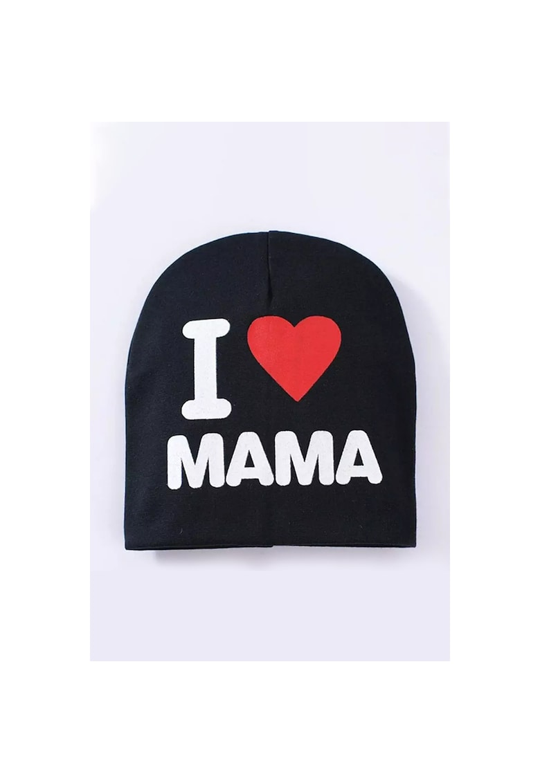 Caciula pentru copii - model “I love mama” - calduroasa si cool - EFAYN