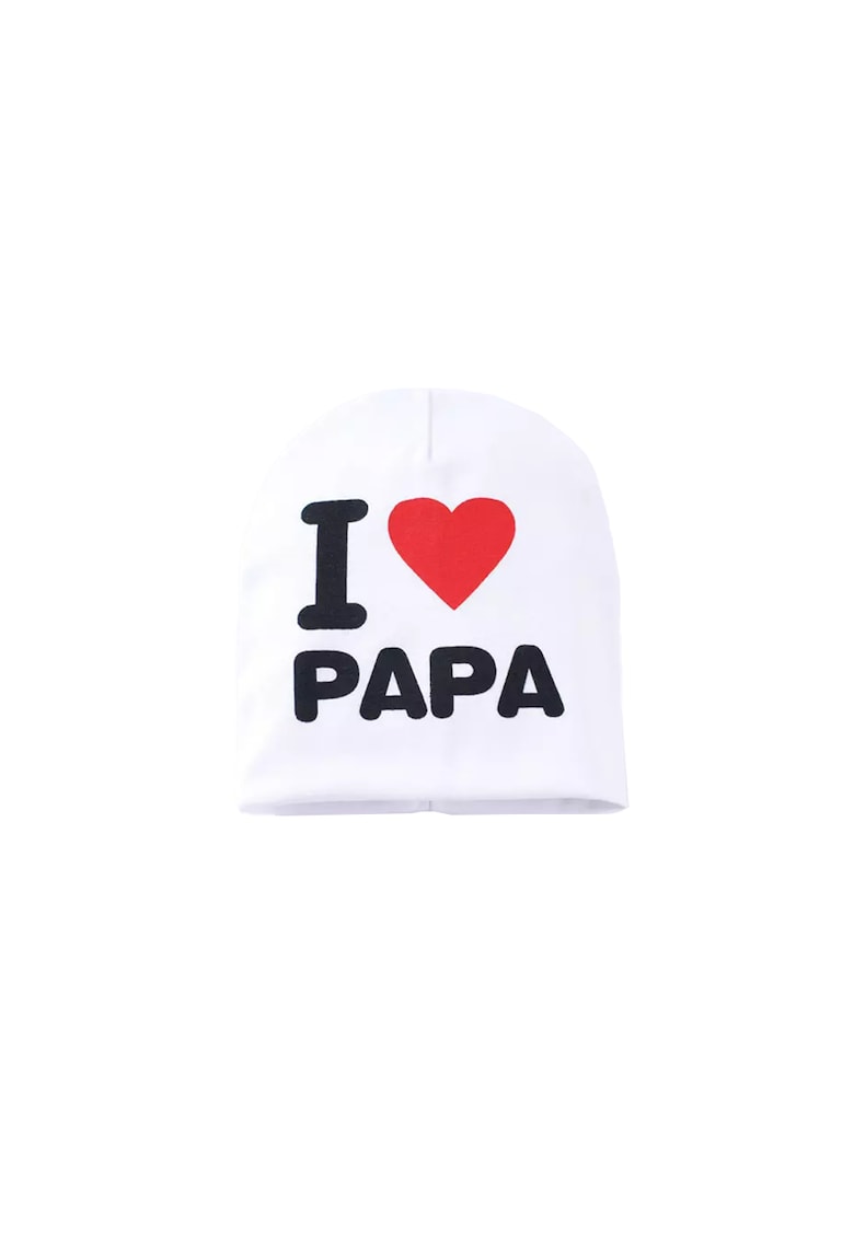 Caciula pentru copii - model “I love papa” - calduroasa si cool - EFAYN