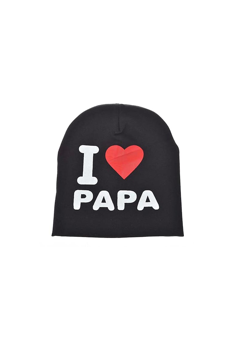 Caciula pentru copii - model “I love papa” - calduroasa si cool - EFAYN