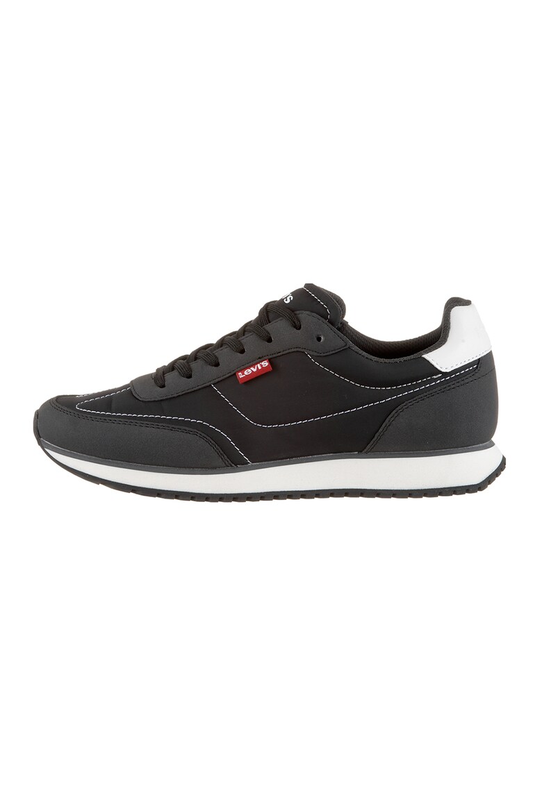 Pantofi sport din material textil cu detalii contrastante