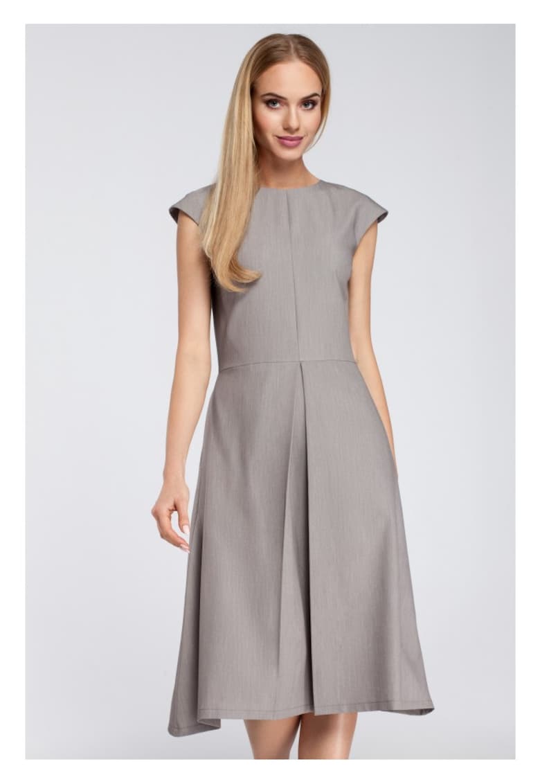 Rochie contrafacuta - gri - Gri