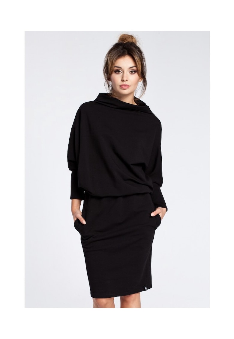 Rochie - Bumbac/Elastan - Bej - L-XL