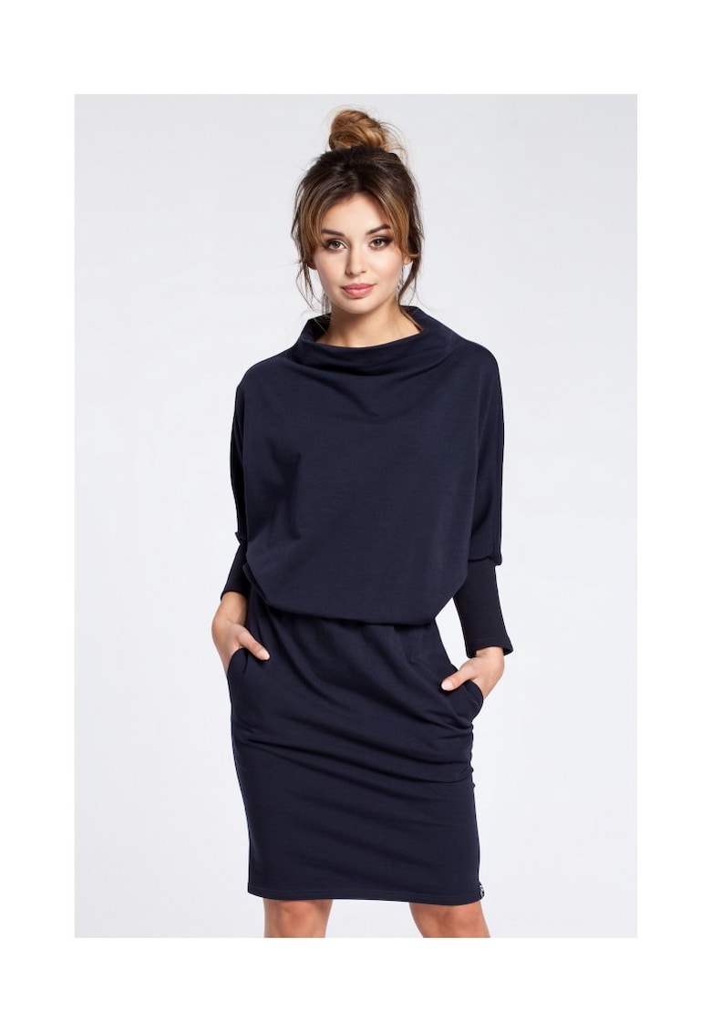 Rochie - Bumbac/Elastan - Bej - L-XL