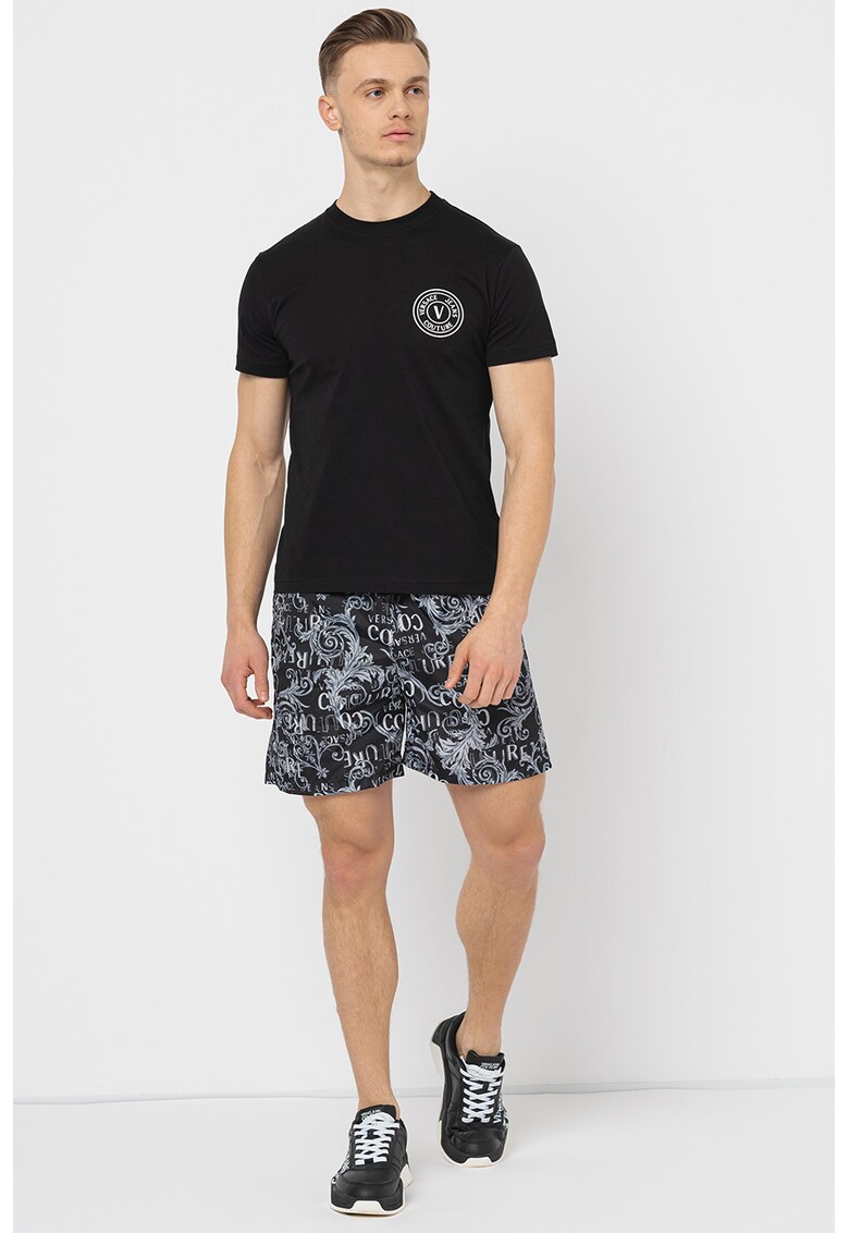 Versace Jeans Couture Памучна тениска с лого за Мъже Versace Jeans Couture Памучна тениска с лого за Мъже