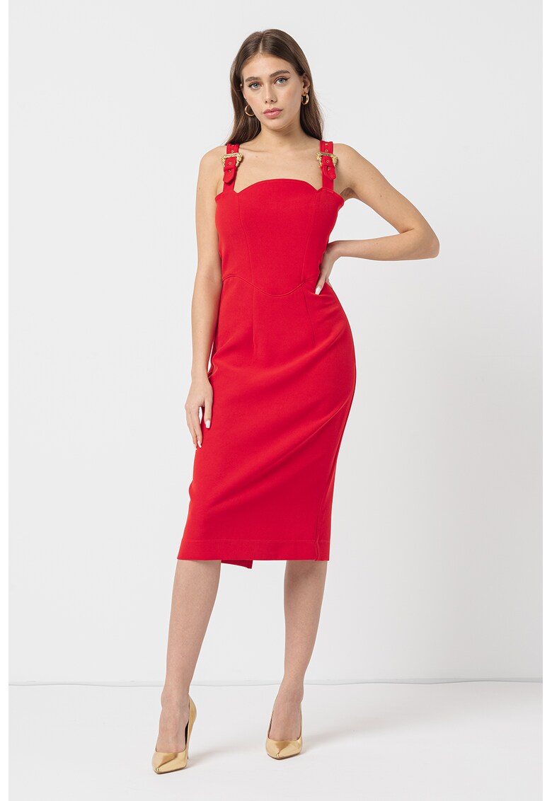 Versace Jeans Couture Вталена рокля Cady за Жени Versace Jeans Couture Вталена рокля Cady за Жени