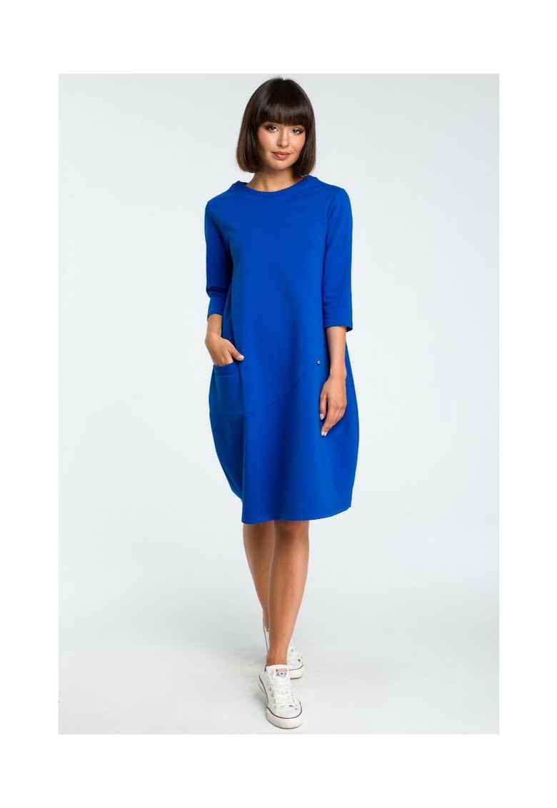 Rochie bomber pentru femei - Bleumarin