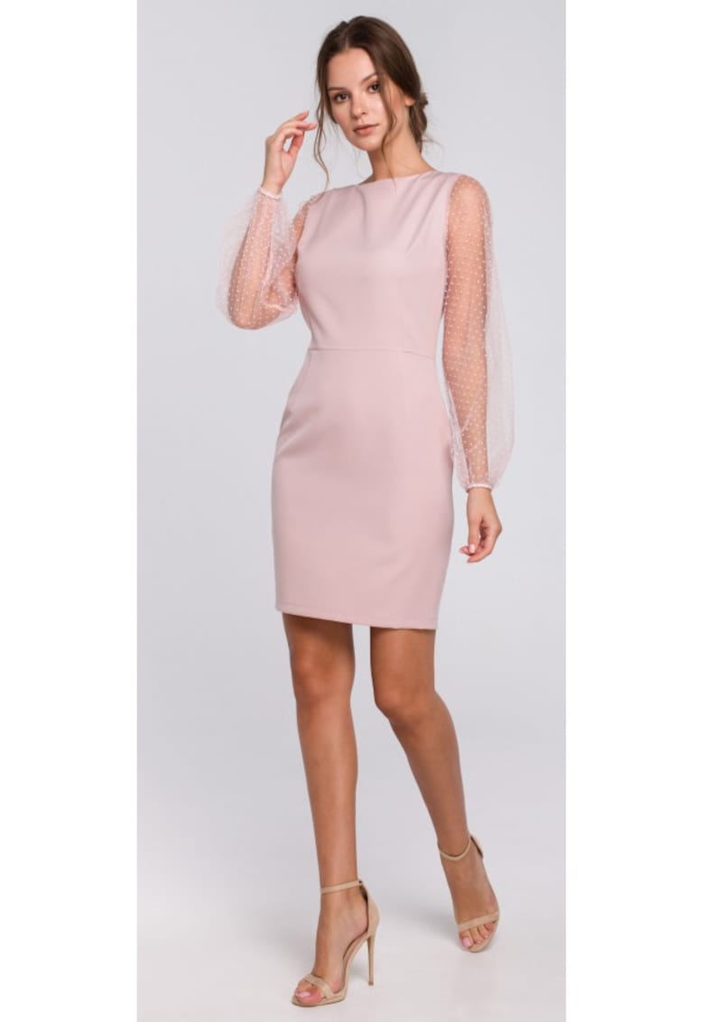 Rochie cu maneci bufante
