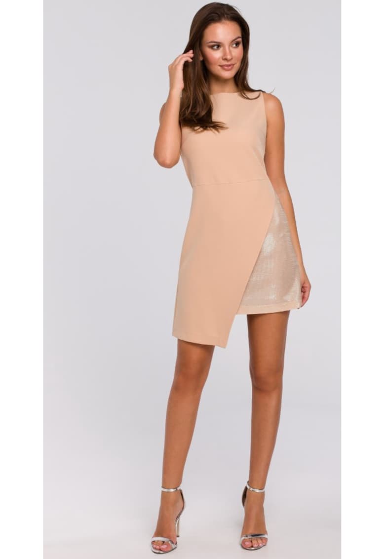 Rochie scurta cu doua straturi