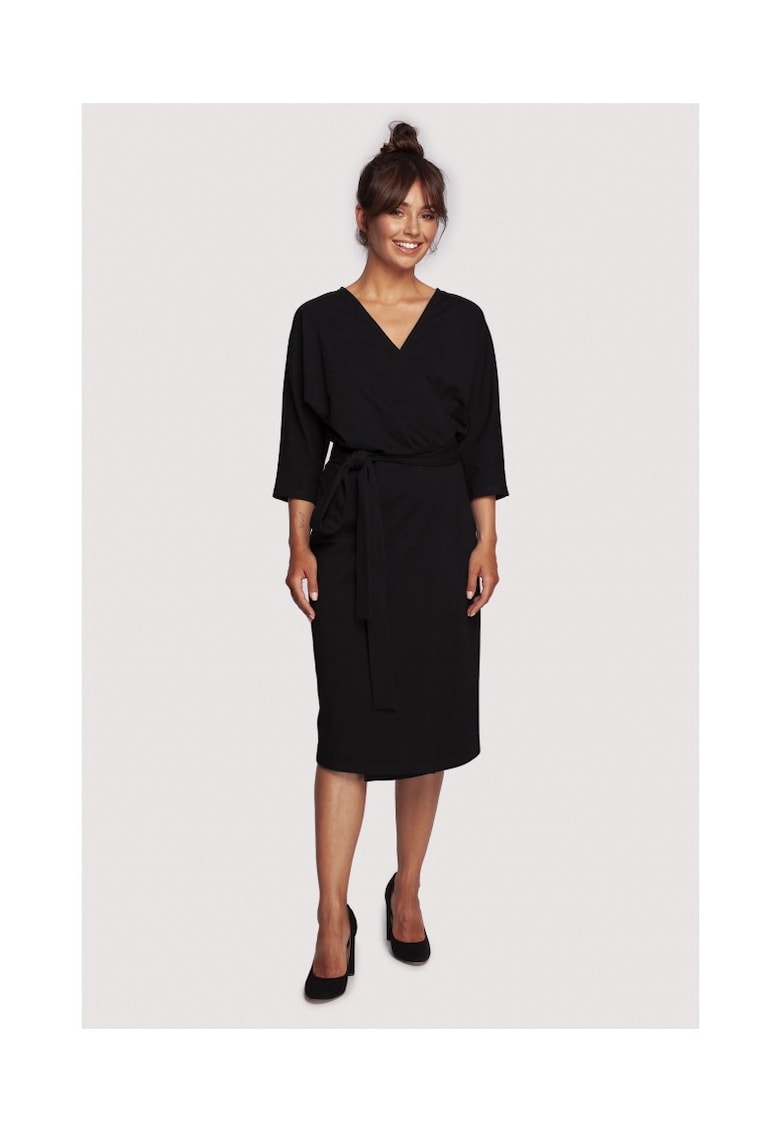 Rochie eleganta - Bumbac - Negru