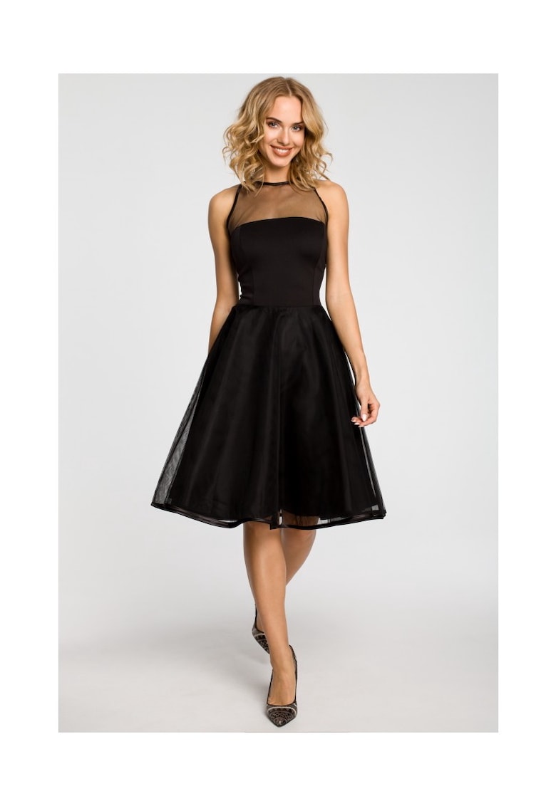 Rochie cu decolteu drapat pentru femei