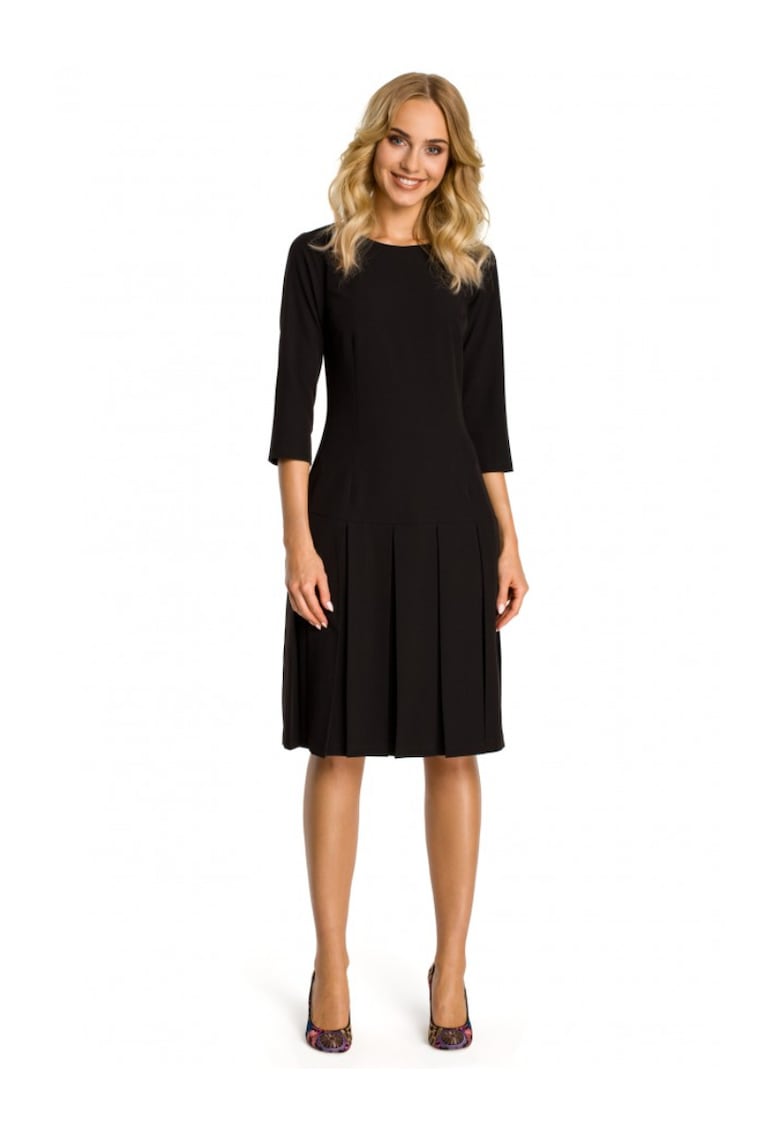 Rochie dama - Poliester / Viscoza - Bleumarin inchis