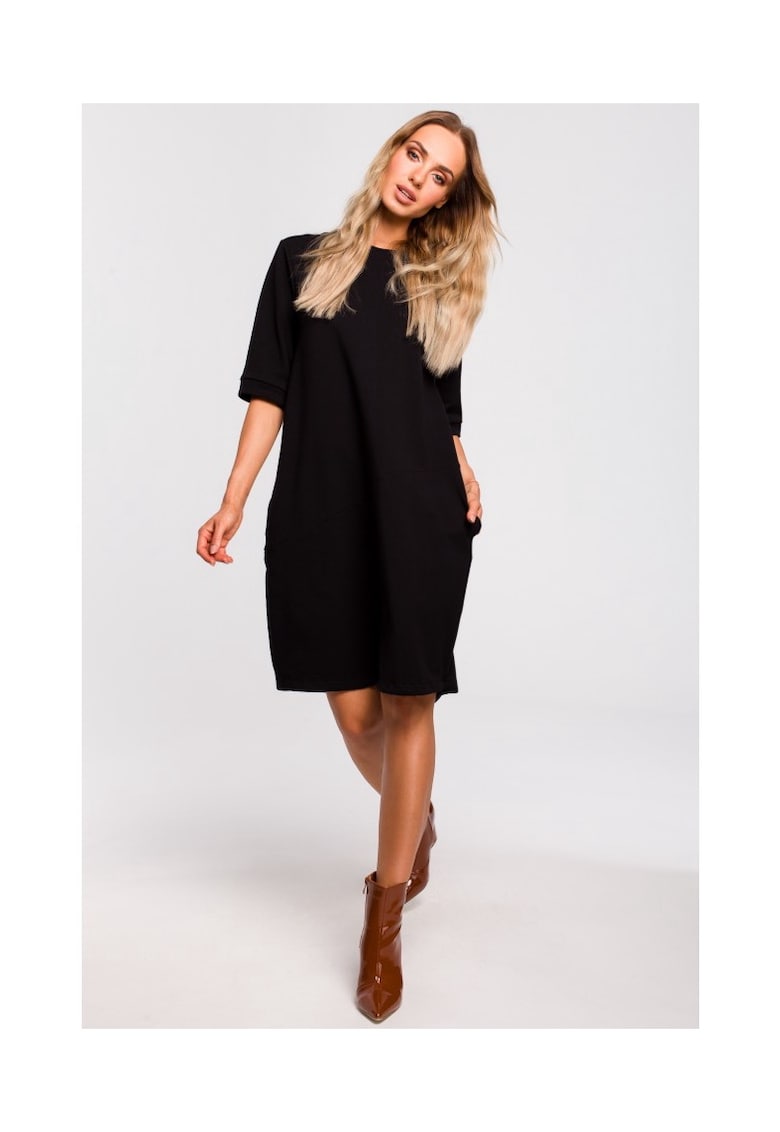 Rochie de dama - Bumbac - Elastan - Verde militar