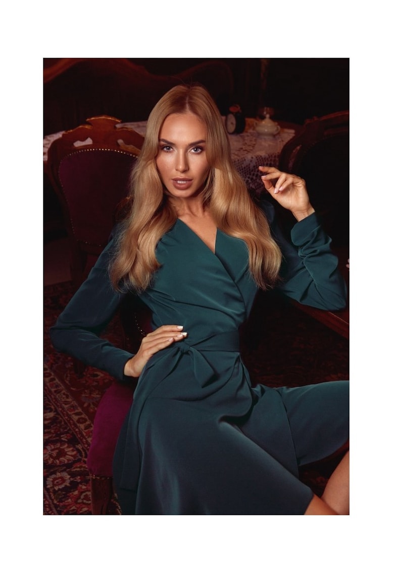 Made of Emotion Női mini ruha Yihuehn M487 zöld