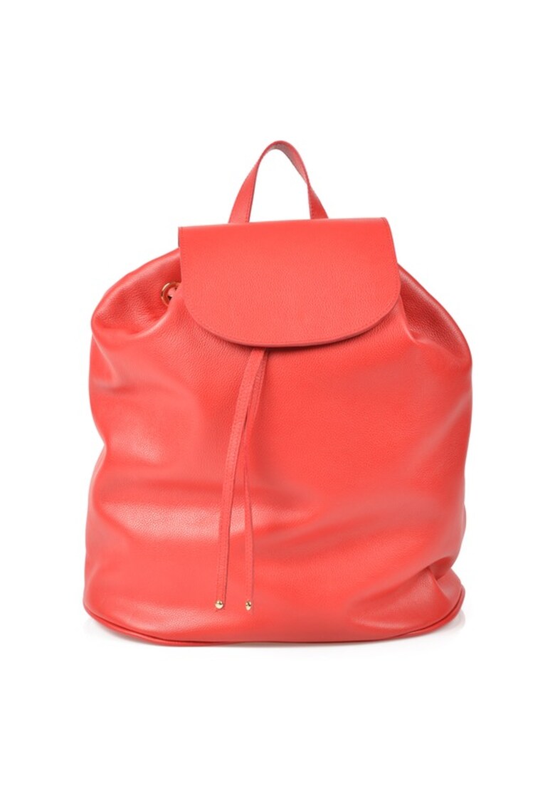 Geanta dama piele -  Rucsac 4 mare - rosu - 34x16x34 cm Geanta dama piele -  Rucsac 4 mare - rosu - 34x16x34 cm