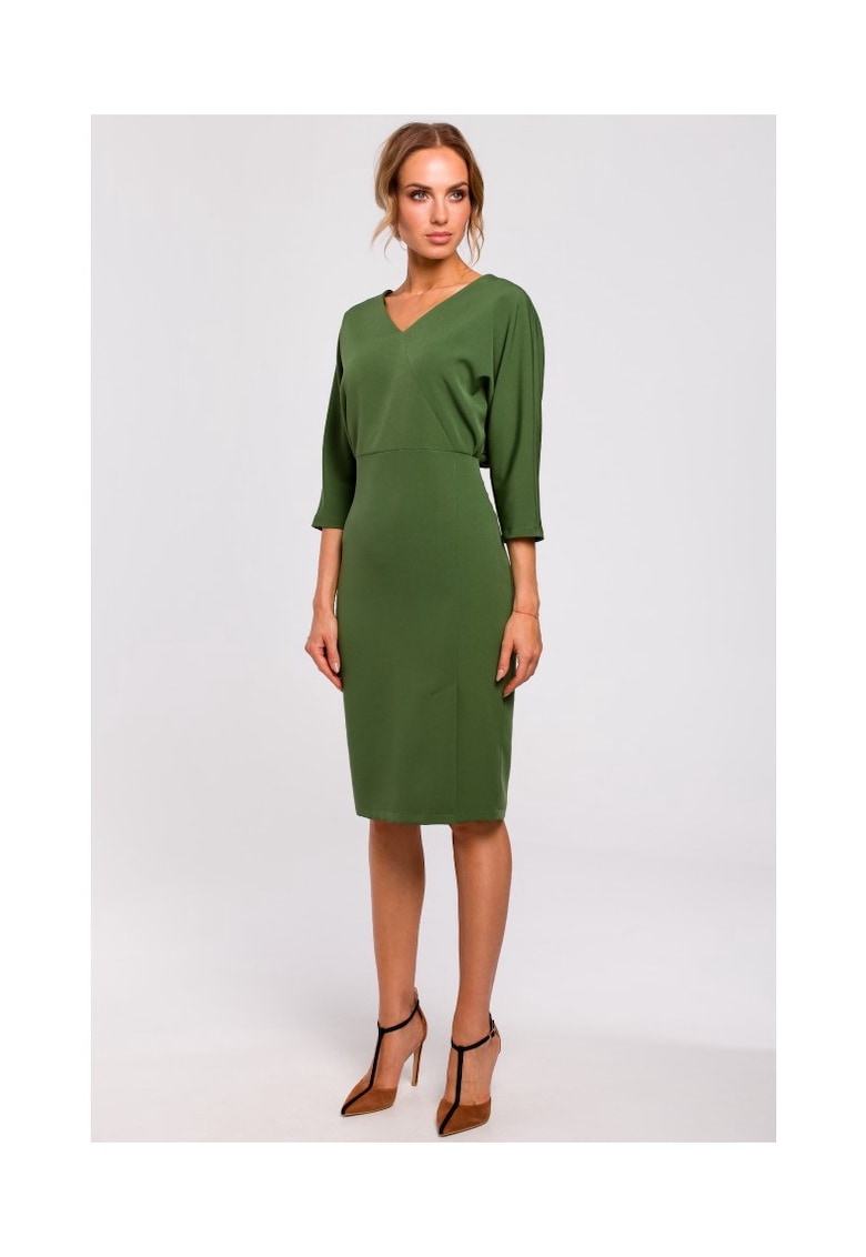 Rochie de dama Poliester - Elastan - Albastru - Verde