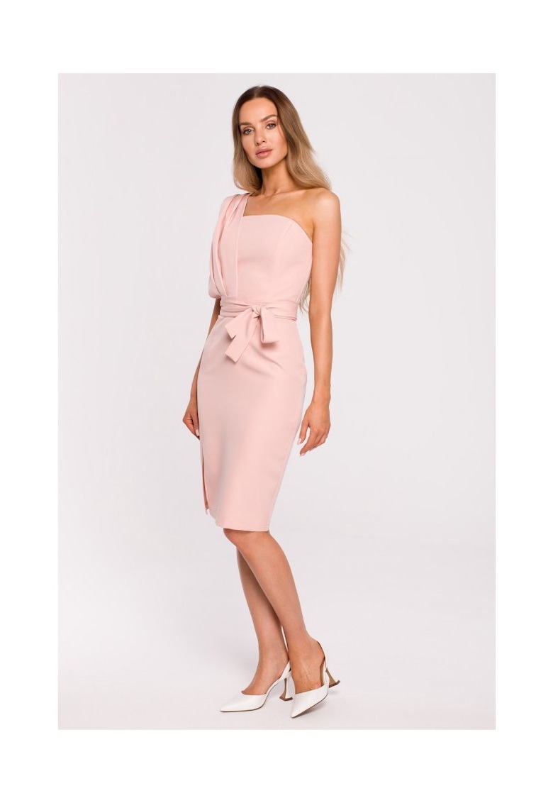 Rochie cambrata pe un umar -