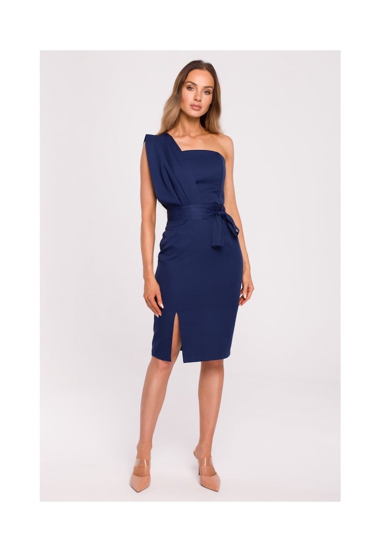 Rochie eleganta - Poliester - Bleumarin Rochie eleganta - Poliester - Bleumarin