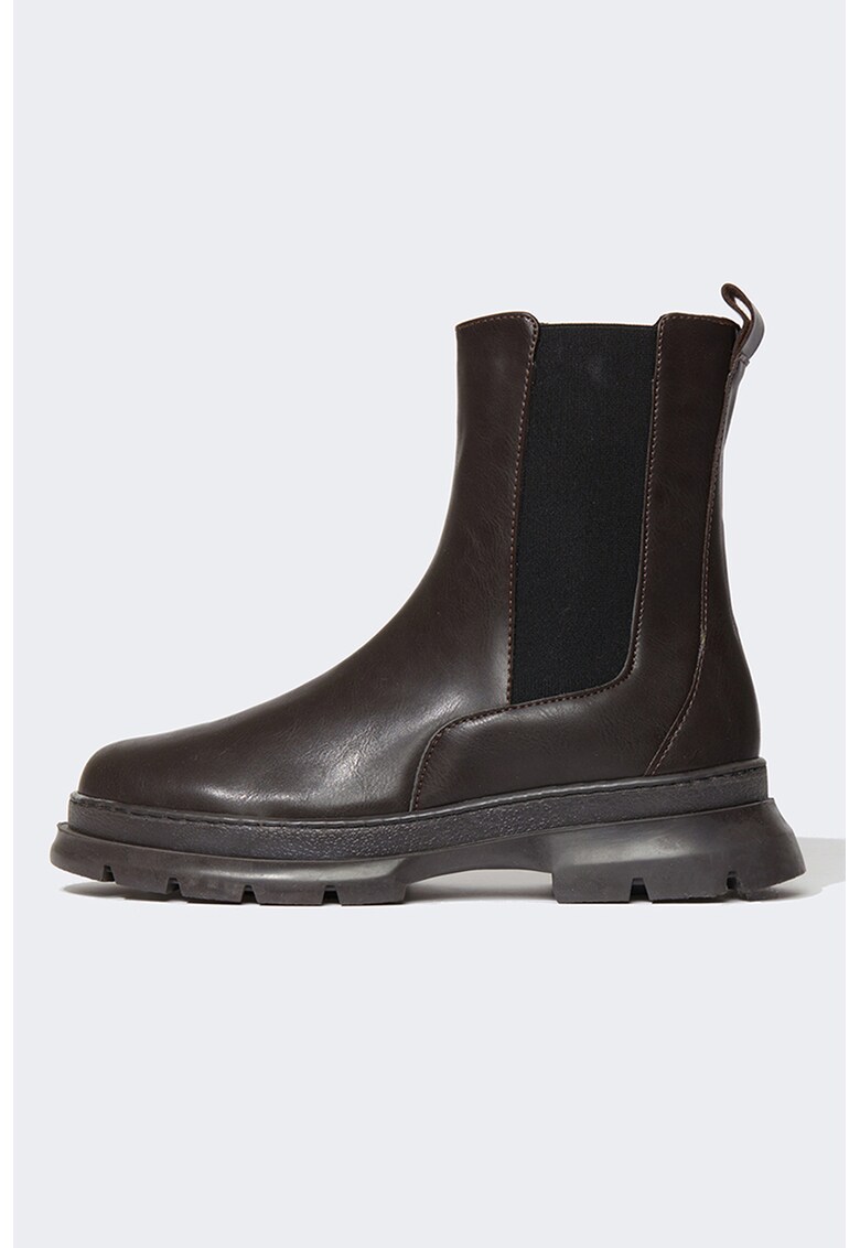 Ghete Chelsea de piele ecologica