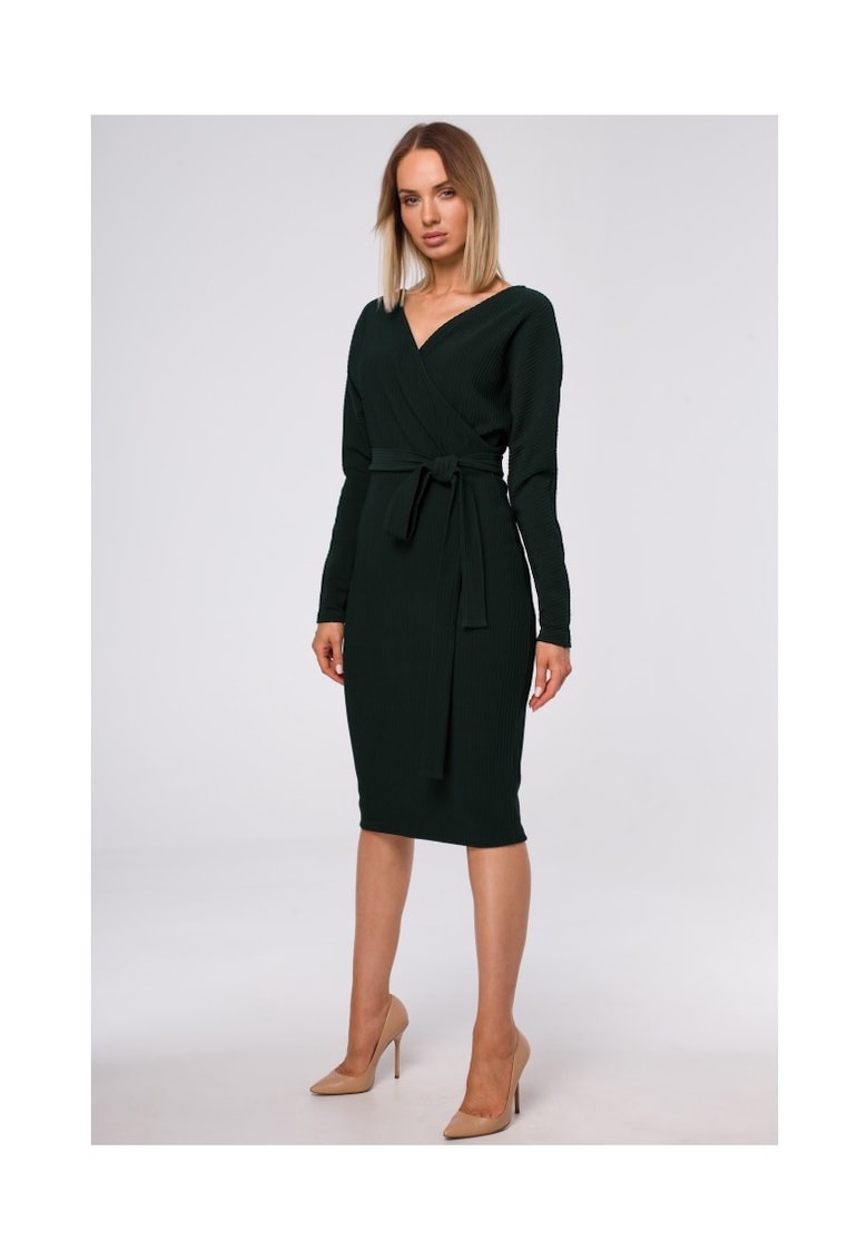 Rochie - Poliester / Elastan - Galben