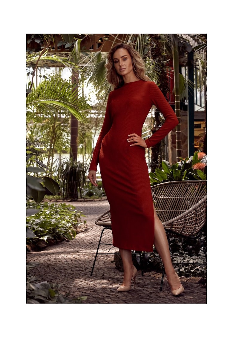 Rochie  Poliester / Elastan - Galben