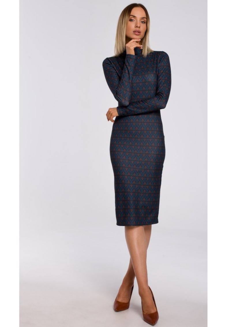 Rochie - Poliester/Elastan - Bleumarin Rochie - Poliester/Elastan - Bleumarin