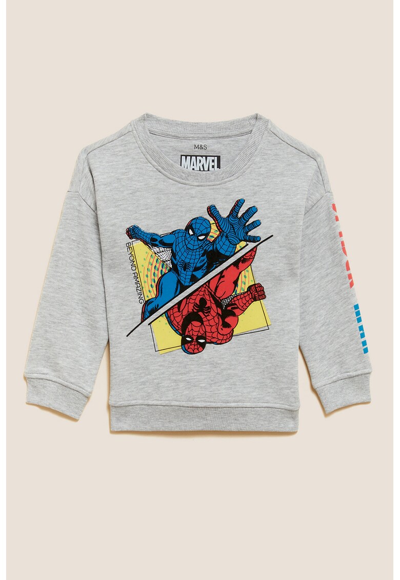 Bluza sport cu imprimeu cu Spiderman