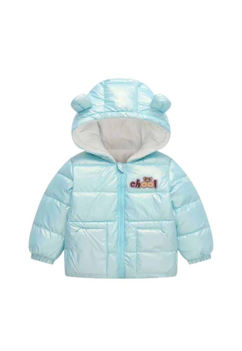 Geaca Din Fas - Chool - Uni - Baieti - Fermoar - Maneca lunga - Albastru deschis