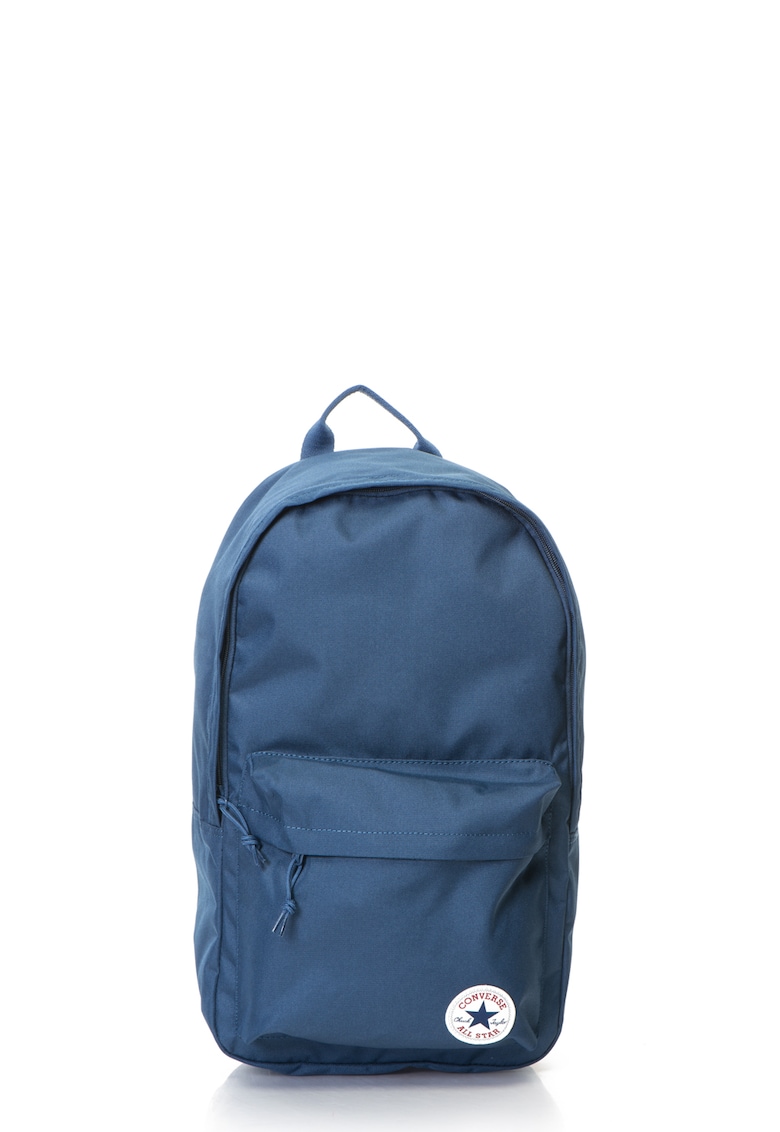 Rucsac unisex cu buzunar frontal cu fermoar - Bleumarin