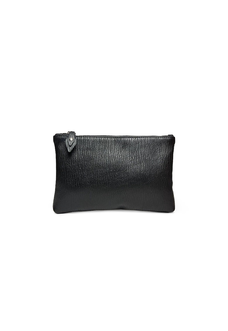 Portfard piele -  St. Moritz - negru - 23 x 3 x 23 cm
