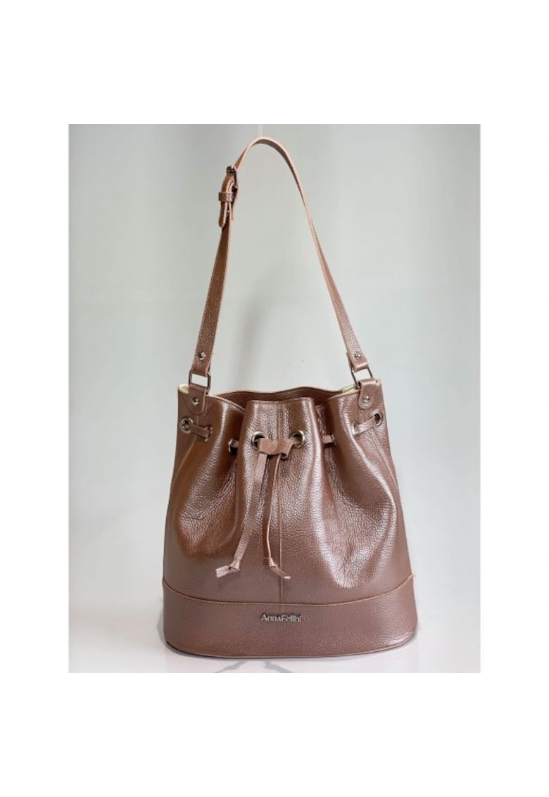 Geanta dama piele - Saculet mic - roz - 30x12x30 cm